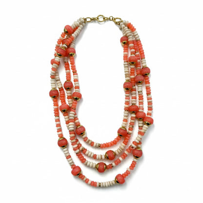 Collana Multistrato di Perline Colorate – Stile Boho Estivo