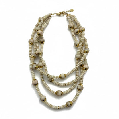 Collana Multistrato di Perline Colorate – Stile Boho Estivo