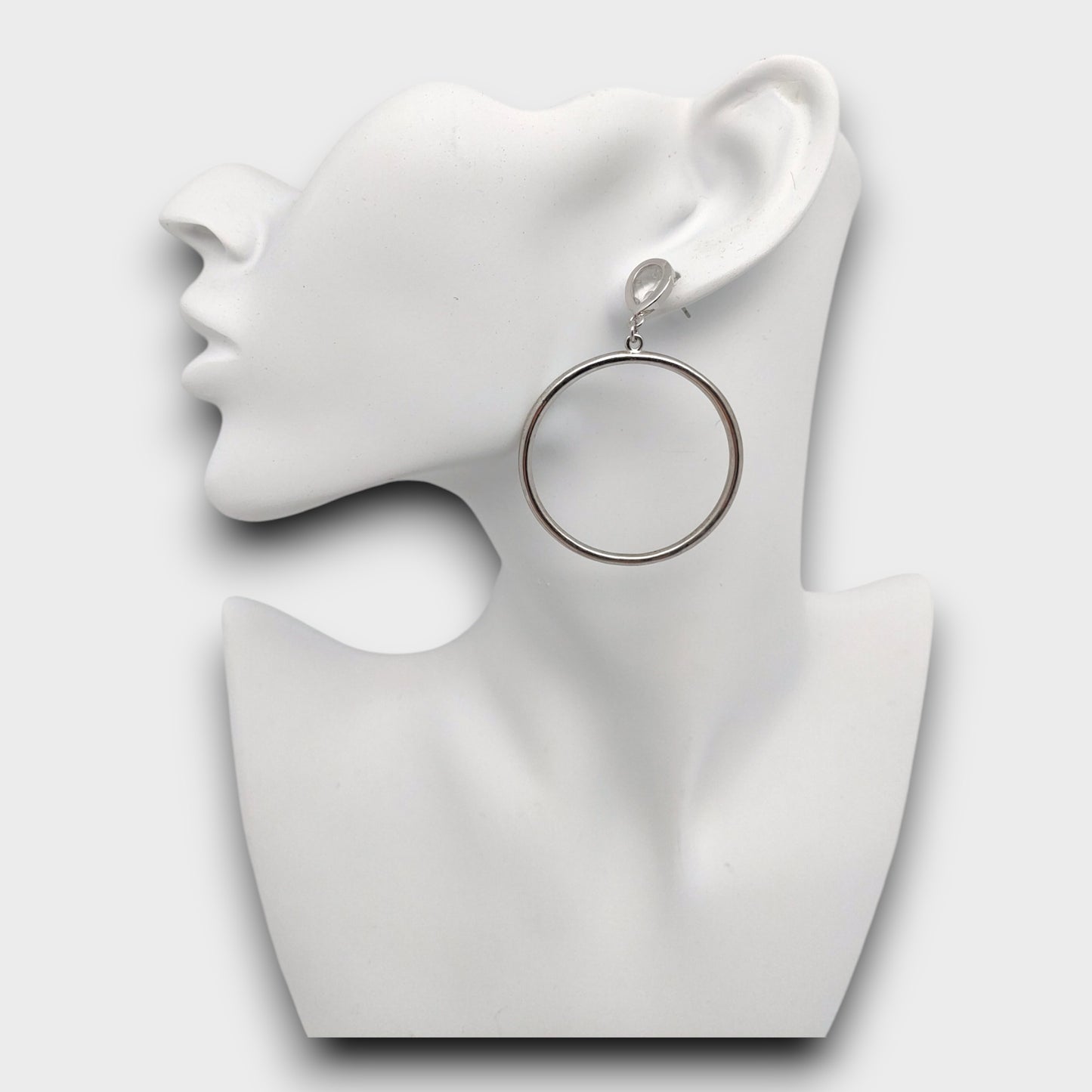 Orecchini Cerchio Lucido – Oro & Argento