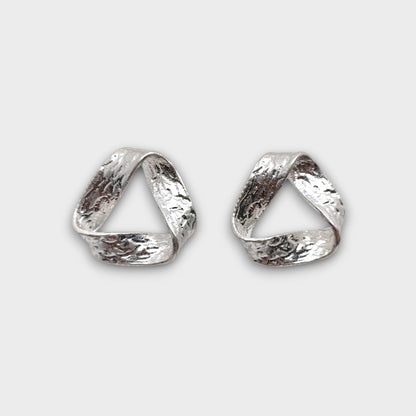 Orecchini Ellisse Martellata