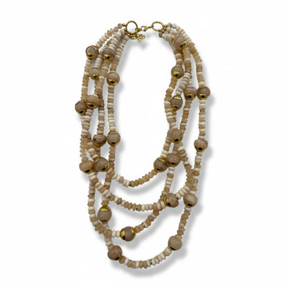 Collana Multistrato di Perline Colorate – Stile Boho Estivo