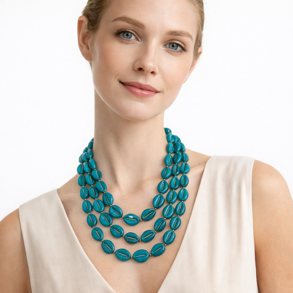 Collana Multistrato con Conchiglie – Stile Boho Chic Estivo