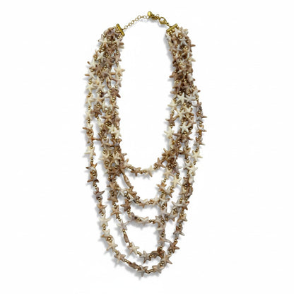 Collana Multistrato con Stelle Marine – Stile Mare Boho Chic