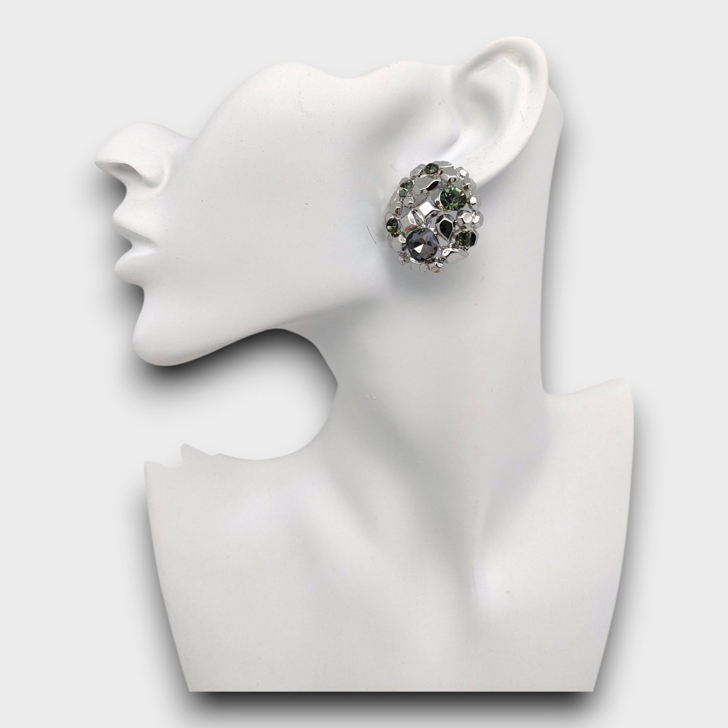 Orecchini Galassia Brillante – Oro o Argento con Cristalli