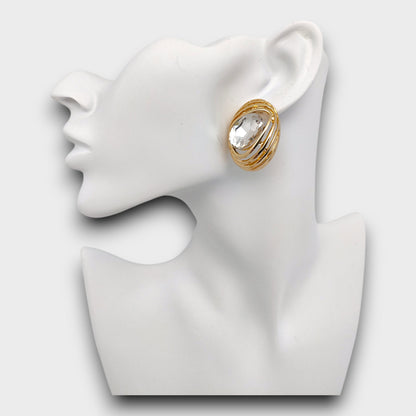 Orecchini Goccia Cristallo Vintage